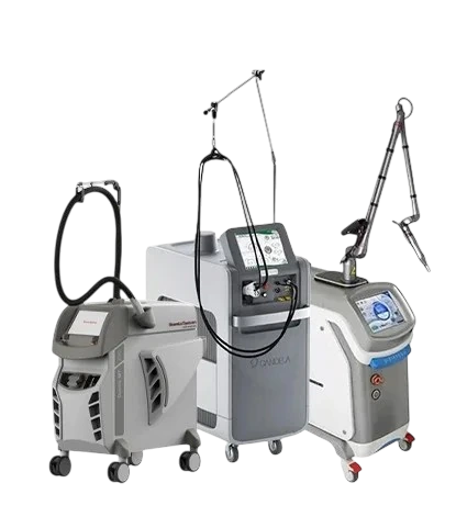 Candela, Quanta and Cynosure laser devices supplied by MERGE in Dubai