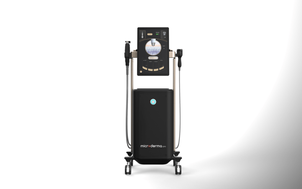 Microderma Pro Vacuum RF Microneedling Machine front view