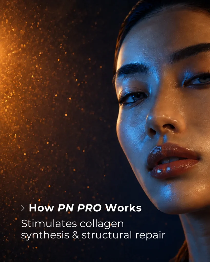 How AURORA PN Pro works – collagen synthesis and structural repair UAE